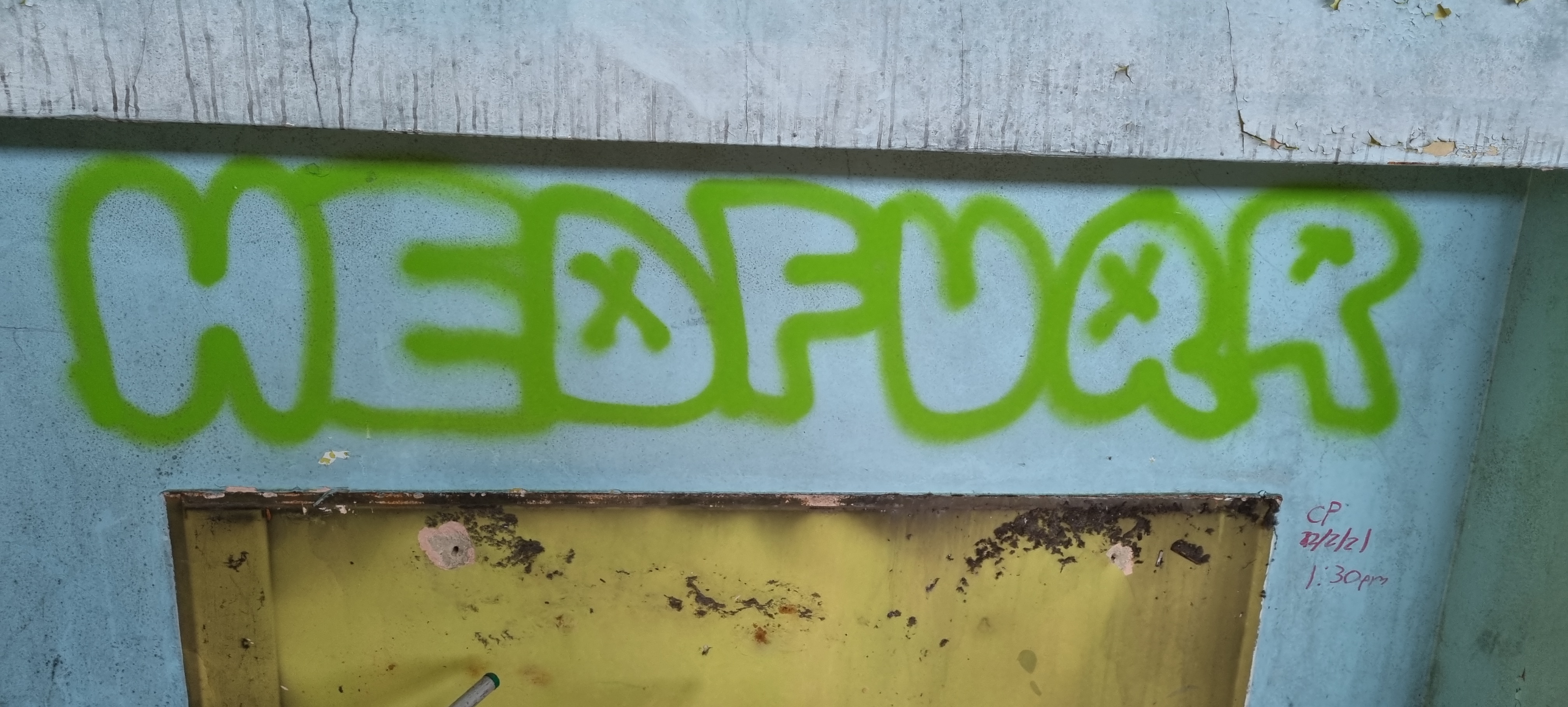 Graffiti Done Inside Abandoned School AGAIN
